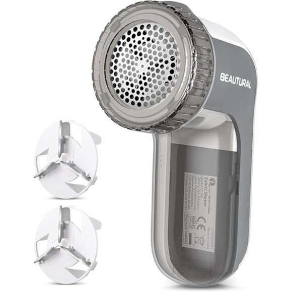 Fabric Shaver and Lint Remover, Sweater Defuzzer with 2-Speeds, 2 Replaceable - Picture 7 of 7